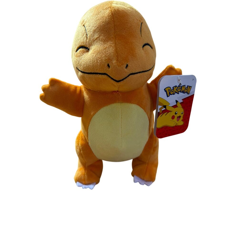 Jazwares Pokémon Charmander Plush Official Licensed Merchandise Standing Closed